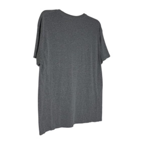 NWOT Hanes V-Neck Heather Gray Comfort Soft Short Sleeve Men's Tee-Shirt Size L - Picture 2 of 5